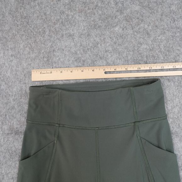 Lululemon Leggings Womens 2 Time To Sweat Crop 23" Forest Run Yoga Gym Workout - Picture 2 of 8